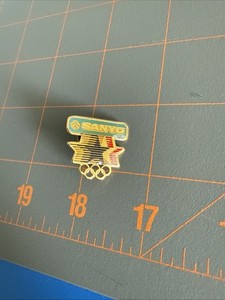 Olympics 1984 Los Angeles Sanyo Sponsor Lapel Pin #10