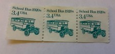US Stamp #2123 3.4 Cent School Bus Mint No Gum