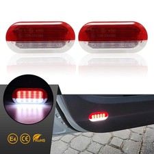 Luz LED de cortesía de puerta LED roja/blanca para VW Golf MK3 MK4 Bora Jetta Polo Vento