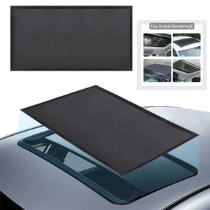 Magnetic Sunroof Shade Cover Mesh Screen For Camping, Bug Protection & Ventilation | Universal Fit, Black