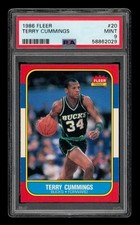 1986-87 Fleer Set-Break # 20 Terry Cummings PSA 9 MINT