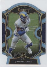 2020 Panini Select Concourse Light Blue Prizm Die-Cut Jordan Fuller #75 0i8b