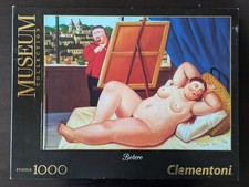 BOTERO AUTORITRATTO CON MODELLA PUZZLE 1000 PEZZI MUSEUM COLLECTION CLEMENTONI