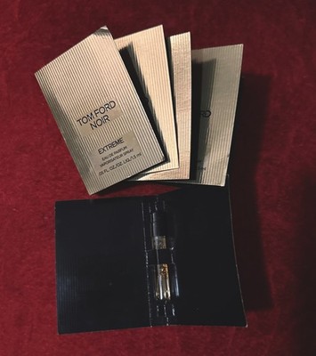 X5 VIALS Tom Ford Noir Extreme Eau de Parfum Sample Spray .05oz, 1.5ml New