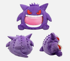Anime Gengar Break Blanket Sleeping Long Tongue Plush Toy Thick Nap Pillow Gifts