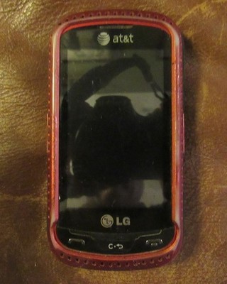 LG Xpression / Expression C395 - Red and Black ( AT&T ) Cellular Slider (C1:15)