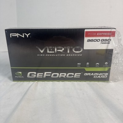 PNY VERTO GeForce 9600 GSO 768MB Graphics Card Computer NEW IN BOX