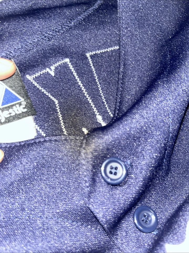 Majestic Boston Red Sox #2 Jacoby Ellsbury Baseball Jersey Navy Men's Small Used - Image 2 of 4