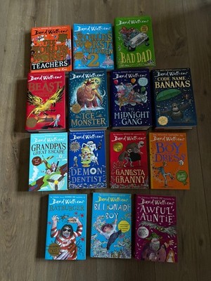 David Walliams Massive 14 Book Bundle Collection Job Lot