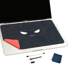 2 Pack Reversible 13" Microfiber Laptop Keyboard Cover Cloth for MacBook 13̵