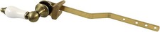 Victorian KTPL3 Front Mount Toilet Tank Lever, Antique Brass
