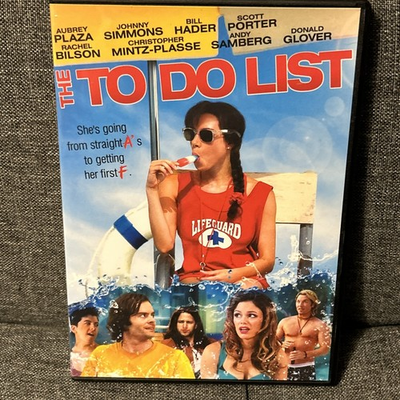 #ad #ad The To Do List DVD 2013 Aubrey Plaza Rachel Bilson Bill Hader Andy Samberg $13.95