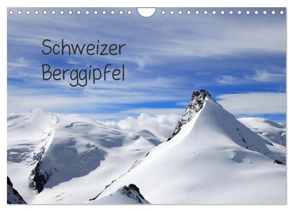 "Calendar 2027 · US Version · Swiss Mountain Peaks (Wall Calendar 2027 12\" × 8\" L"-image
