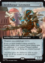 Stridehangar Automaton (Extended Art) #35/204 Commander: Aetherdrift