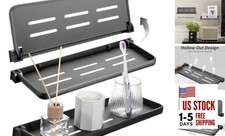 3 Pack RV Aluminum Fold Down Wall Shelf, Sturdy Wall Mounted Folding 15.7 x 5