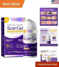 SPF 30 Silicone Scar Gel   Advanced Medical Formula for Scars  Burns, 1.06oz