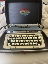 Vintage 60s Smith Corona Manual Typewriter With Case thumbnail