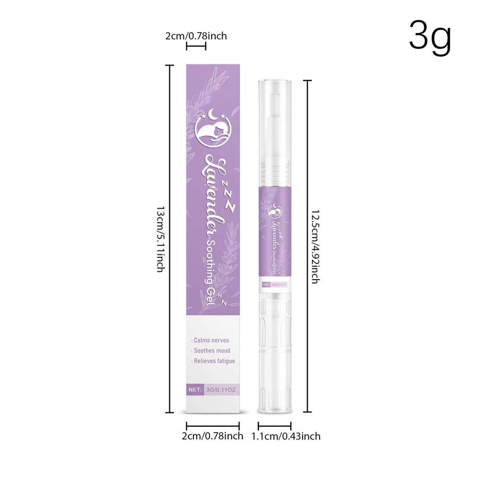 3* Lavender Soothing Gel For Muscle Relief And Relaxation Before Bed Travel Size - Image 2 of 4