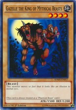 Gazelle the King of Mythical Beasts - SDMY-EN017 - Common - 1st Edition - Heavil