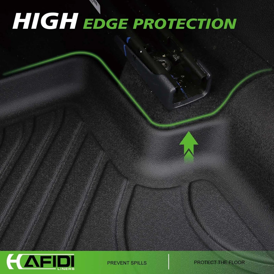 Juego de alfombrillas y revestimiento de carga para todo tipo de clima para Subaru Forester 2025 - negro Foto 4 de 4