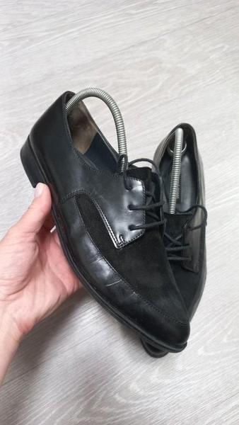 Women Paul Green Heels Black Suede 38 #C42W