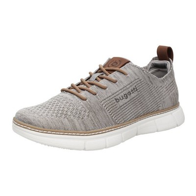 Bugatti Pasadena Lace Up - beige Stoff Sneaker - Herren Schuhe Sneaker