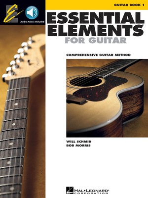 Essential Elements for Guitar Book 1 Beginner Lesson Tab Play-Along Online Audio