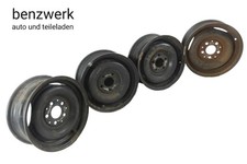 Mercedes W115 W123 4x Felge Stahlfelge 5,5x14 ET30 ORIGINAL 1154001302✔️