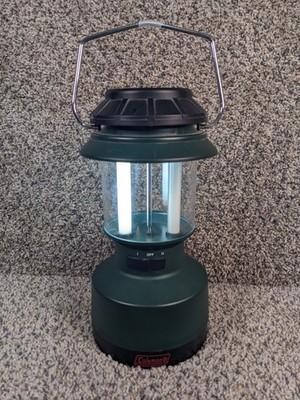 Vintage Coleman Rechargeable Twin Tube Fluorescent Lantern Lamp w