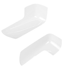 Mirror Cover Caps Compatible with GMC 2019-2025 Chevy Silverado 1500 and White