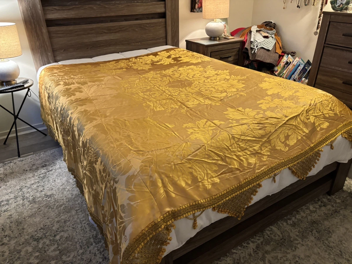 希少 フランスアンティーク総手編みクロッシェ ベッドスプレッド 約270×220 25+ Vintage Bedspread for sale | Updated Oct 2026
