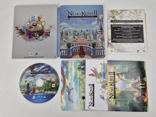 Ni No Kuni : La Vengeance De La Sorcière Céleste – Steelbook Seul – PS4 (Lot)