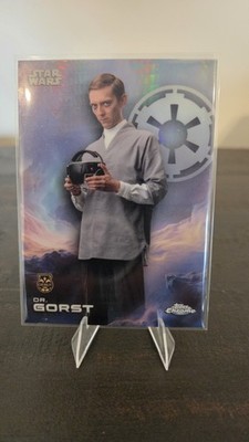 2025 Topps Chrome Star Wars Dr. Gorst 34 Prism Refractor