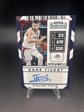 2020-21 Panini Contenders Draft Picks Autographs Killian Tillie (AU, RC)