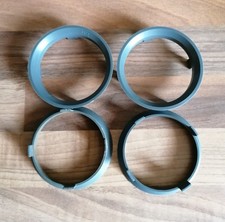 4 Zentrier-/Distanzringe Grau für Alufelgen Ø 57,1 mm - Ø 60,1 mm für VW