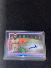 2025 Topps Midnight UFC #HNS-JB Javid Basharat Horizon Signatures