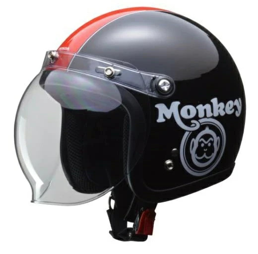 HONDA MONKEY genuine open face helmet asian fit from japan black