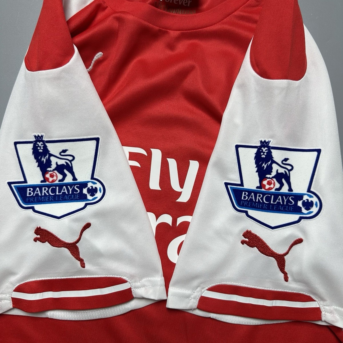 ARSENAL PUMA 2014/2015 FOOTBALL SOCCER HOME JERSEY #11 OZIL SIZE