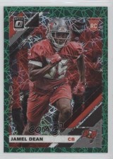 2019 Panini Donruss Optic Rookies Green Velocity Prizm Jamel Dean #135 t5p