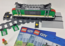 Lego City Zug 60198 Lok / Waggon / Abteil / Fahrzeug inkl Minifigur / Anleitung