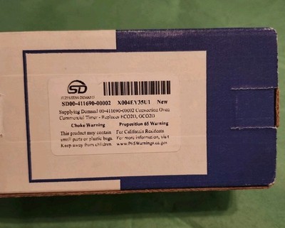 Supplying Demand SD00-411690-00002 Convection Oven Commercial Timer ECO2D &GCO2D
