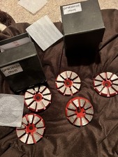 5x Diamond Grinding Pucks GPM38020 Red Metal Bond Concrete Grinder