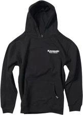 Factory Effex Youth Black Kawasaki Team Green Pullover Hoody 19-83130 3052-0401