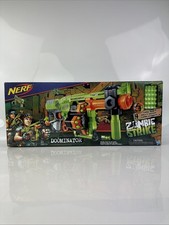 Nerf Zombie Strike Doominator Blaster 4 Rotating Drums 24 Elite Darts New In Box