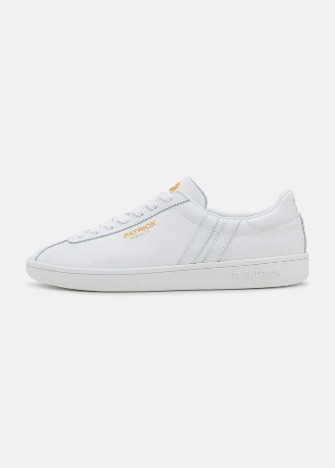 Patrick Monaco Mens Trainers Casual Shoes White