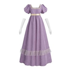 New Purple Regency Dress Ball Gown Renaissance Victorian Costume XL Bridgerton