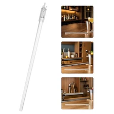 2pcs Wine & Beer Bottle Filler Wand With Valve Reusable Wine Filling Tools