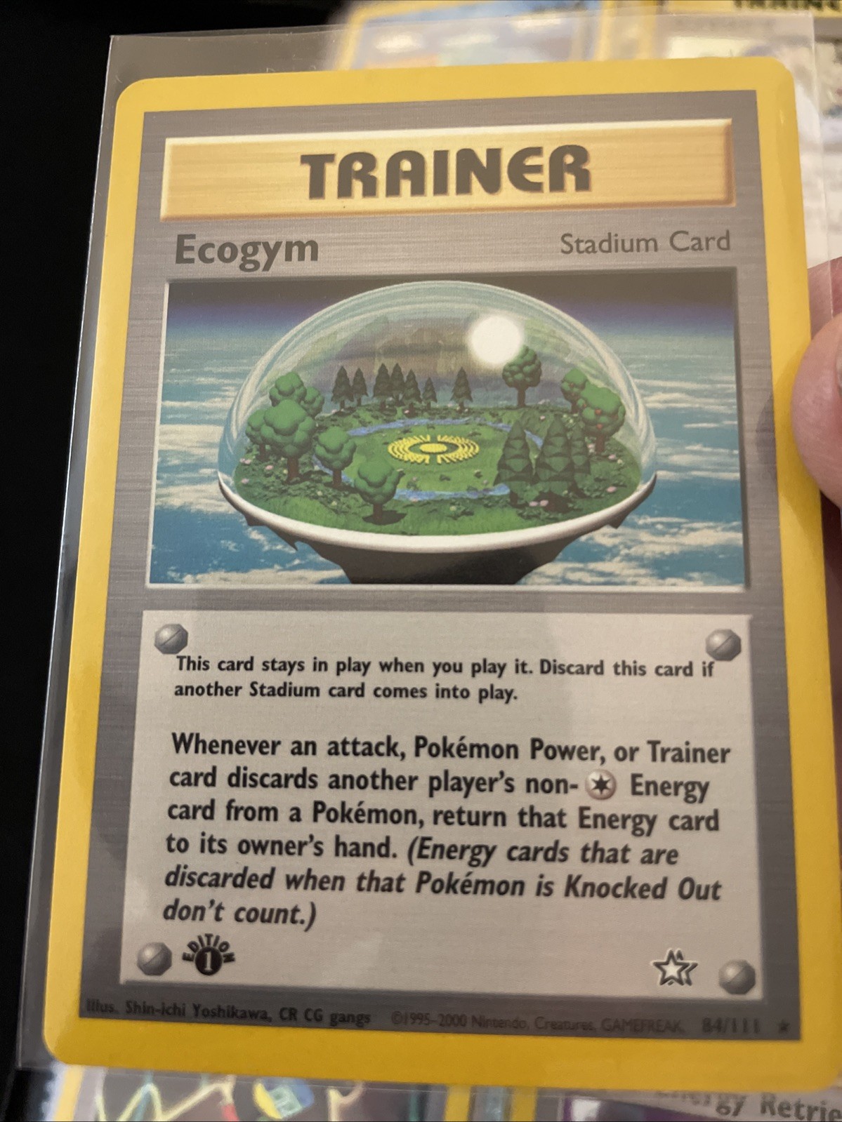 Ecogym 84/111 Neo Genesis 1ST EDITION POKEMON TCG NM RARE 2000