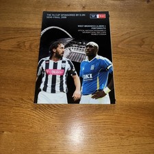 FA CUP SEMI FINAL 2008 Portsmouth v West Brom - official match programme VG+