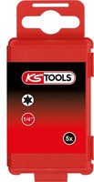 "Ks Tools 1/4\" Torsionpower Bit Torx, 75Mm, T40, 5Er Pack"